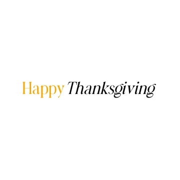 Free Aesthetic Happy Thanksgiving Text to Edit Online