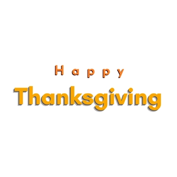 Free Modern Happy Thanksgiving Text to Edit Online