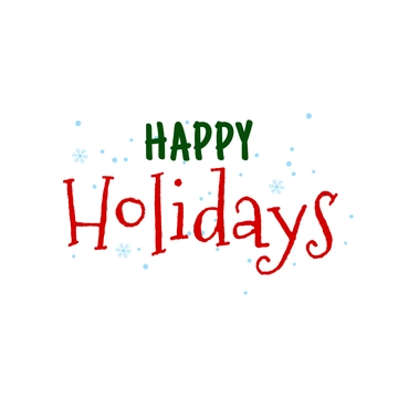 Free Traditional Happy Holidays Text to Edit Online