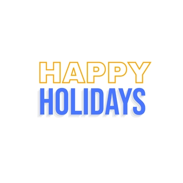 Free Fun Happy Holidays Text to Edit Online