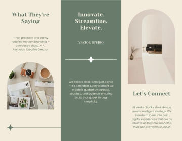 Free Sleek Pamphlet Template to Edit Online Free Sleek Pamphlet Template to Edit Online