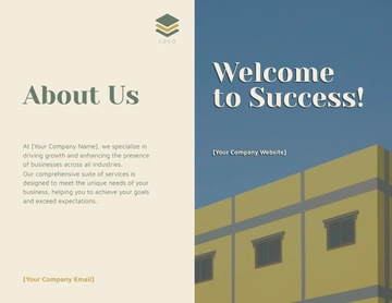 Free Sleek Brochure Template to Edit Online