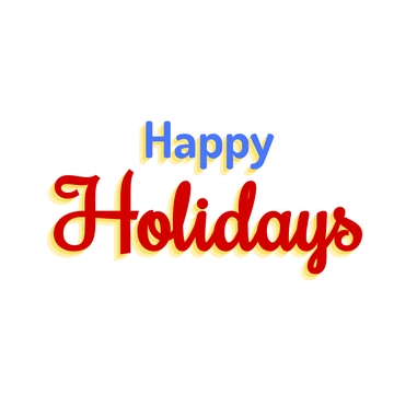 Free Simple Happy Holidays Text to Edit Online