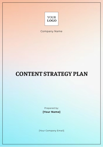 Free Content Strategy Plan Template to Edit Online