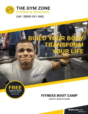 Gym eBook Cover Template