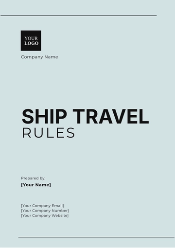 Free Ship Travel Rules Template to Edit Online