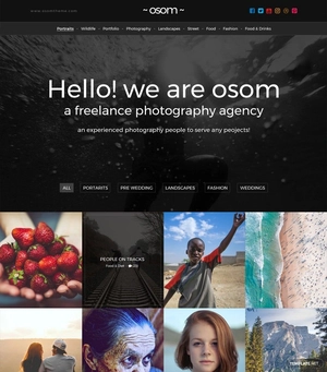 Freelance Photographer HTML5/CSS3 Website Template