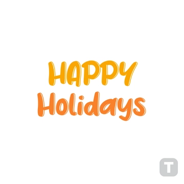 Free Playful Happy Holidays Text to Edit Online