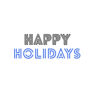 Free Creative Happy Holidays Text to Edit Online
