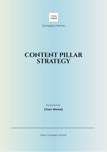 Free Content Pillar Strategy Template to Edit Online
