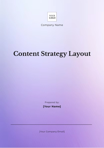 Free Content Strategy Layout Template to Edit Online