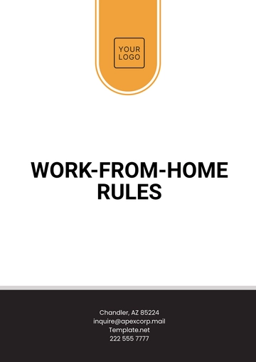 Free Work-from-Home Rules Template to Edit Online