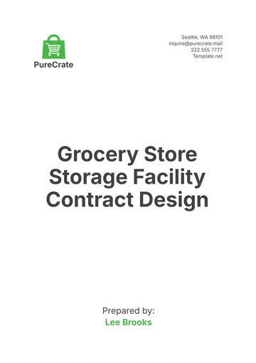 Free Grocery Store Storage Facility Contract Design Template to Edit Online