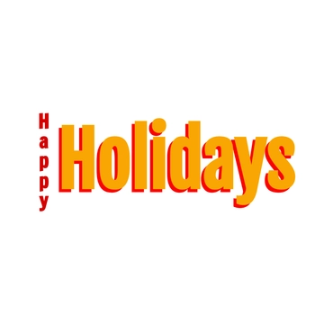 Free Stylish Happy Holidays Text to Edit Online