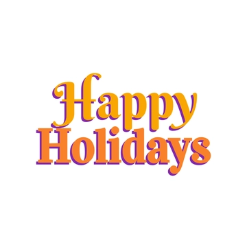 Free Warm Happy Holidays Text to Edit Online