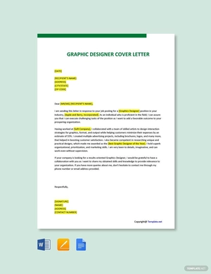 Graphics Designer Cover Letter