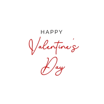 Free Aesthetic Happy Valentines Text to Edit Online