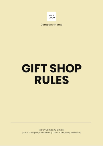 Free Gift Shop Rules Template Clipart to Edit Online