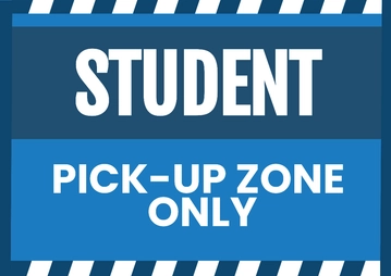 Free School Pick-up Zone Sign Template to Edit Online