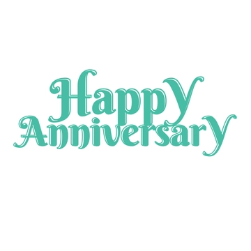 Free Whimsical Happy Anniversary Text to Edit Online