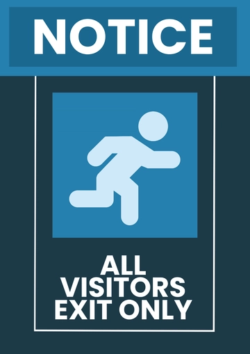 Free School Visitor Sign Template to Edit Online