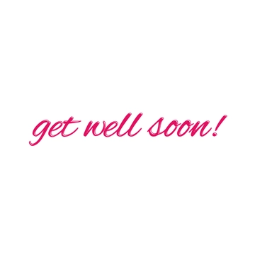 Free Classic Get Well Soon Text to Edit Online