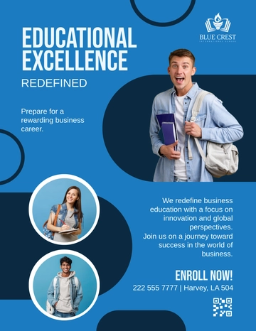 Free School Business Flyer Template to Edit Online