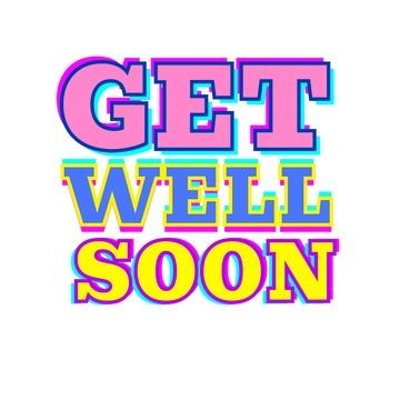 Free Bold Get Well Soon Text to Edit Online