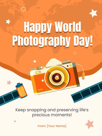 Free World Photography Day Template to Edit Online
