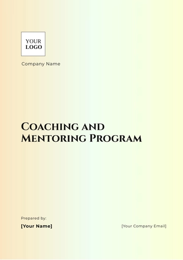 Free Coaching and Mentoring Program Template to Edit Online