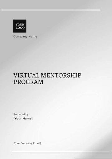 Free Virtual Mentorship Program Template to Edit Online