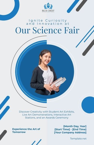 Free School Art Show Poster Template to Edit Online