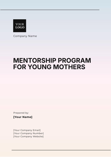 Free Mentorship Program for Young Mothers Template to Edit Online