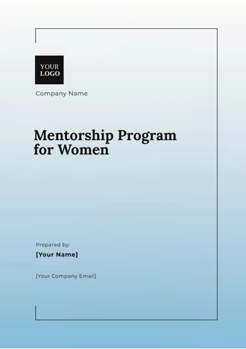 Free Mentorship Program for Women Template to Edit Online