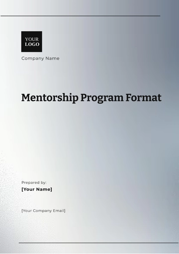 Free Mentorship Program Format Template to Edit Online