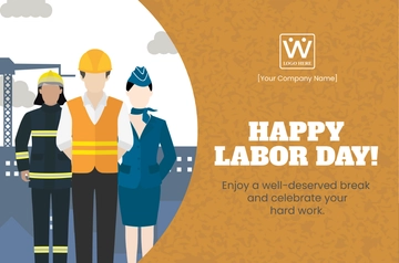 Free Labor Day Banner for School Template to Edit Online