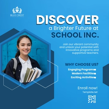 Free School Facebook Ad Template to Edit Online