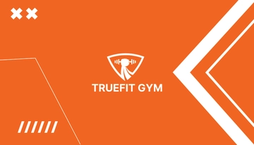 Free Gym Service Business Card Template to Edit Online