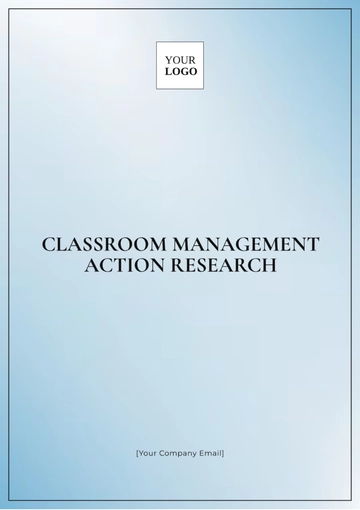 Free Classroom Management Action Research Template to Edit Online