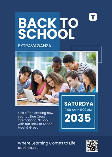 Free Back to School Invitation Template to Edit Online