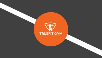 Free Gym Brand Ambassador Business Card Template to Edit Online