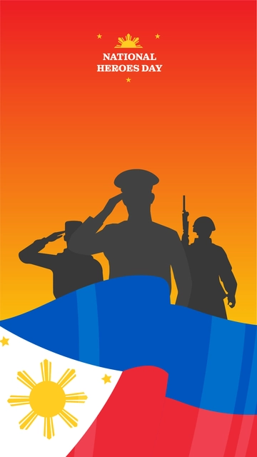 Free National Heroes Day Wallpaper Template to Edit Online