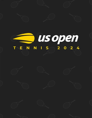 Free US Open Tennis T-shirt Design Template to Edit Online