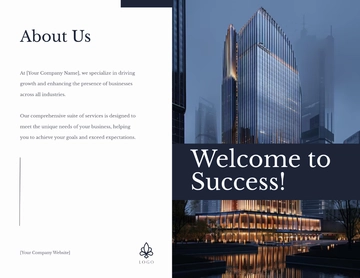 Free High End Brochure Template to Edit Online