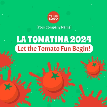 Free Tomato Fight Festival Template to Edit Online