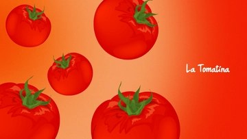Free Red La Tomatina Background Template to Edit Online