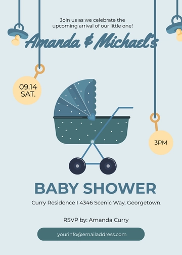 Free Baby Shower Invitation Template to Edit Online