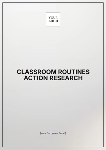 Free Classroom Routines Action Research Template to Edit Online