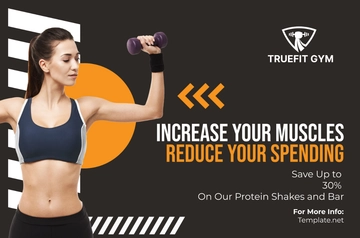 Free Gym Special Offer Banner Template to Edit Online