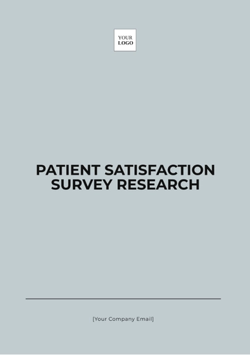 Free Patient Satisfaction Survey Research Template to Edit Online Free Patient Satisfaction Survey Research Template to Edit Online